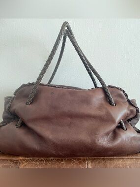 Furla Brown Leather Satchel